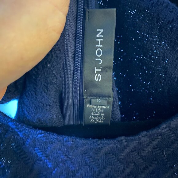 St John Knit Sheath Dress - Picture 2 of 4